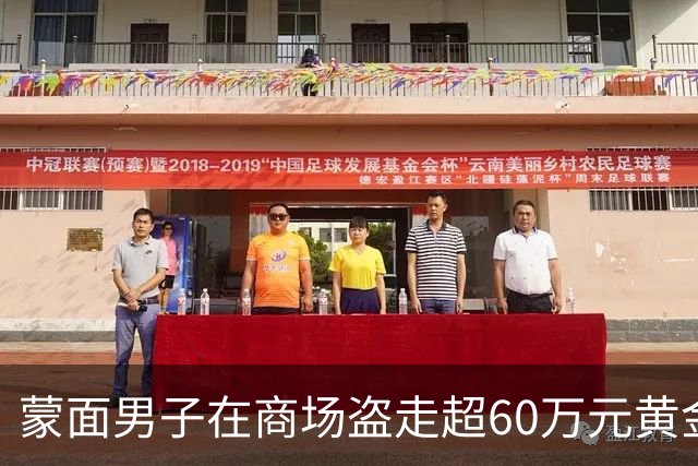 蒙面男子在商场盗走超60万元黄金后“凭空消失”，8个摄像头没拍到正脸！突破口物证线索被路人意外覆盖，警方看湖面月影发现疑点将其抓获